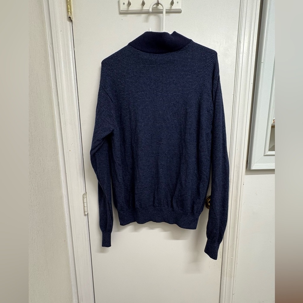 Perry Ellis Dark Blue Turtleneck Sweater